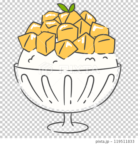 A drawing of Mango Bingsu 119511833