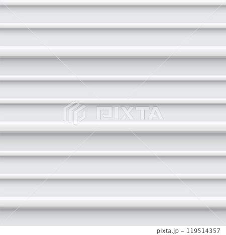 Abstract seamless background of corrugated metal sheet with horizontal lines. Abstract seamless background of corrugated metal sheet with horizontal lines. 119514357