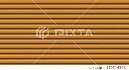 Vector illustration with the image of corrugated metal background, brown color. 119514368