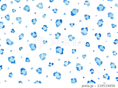 ヒョウ柄の水彩イラスト 119514856
