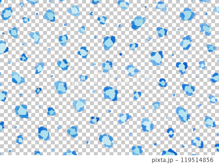 ヒョウ柄の水彩イラスト 119514856