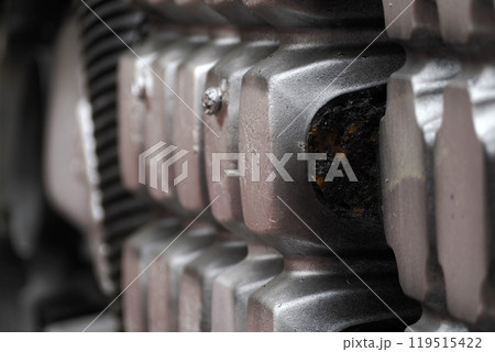abandoned technology gears pipes detail abandoned technology gears pipes detail 119515422