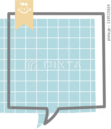cute doodle hand draw blue color speech bubble balloon with bookmark, think speak talk text box banner, flat design png illustration cute doodle hand draw blue color speech bubble balloon with bookmark, think speak talk text box banner, flat design png illustration 119515924