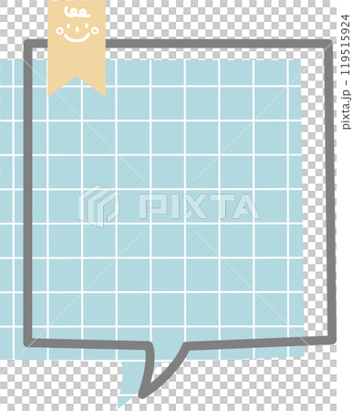 cute doodle hand draw blue color speech bubble balloon with bookmark, think speak talk text box banner, flat design png illustration cute doodle hand draw blue color speech bubble balloon with bookmark, think speak talk text box banner, flat design png illustration 119515924