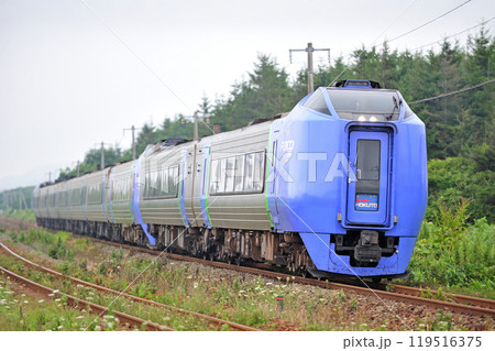 函館本線　中ノ沢ー長万部　JR北海道　キハ281系　スーパー北斗 119516375