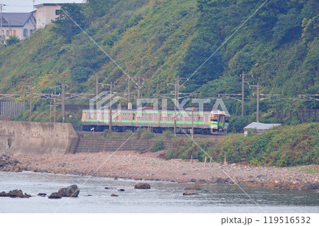 函館本線　朝里－小樽築港　JR北海道　721系（札幌） 119516532