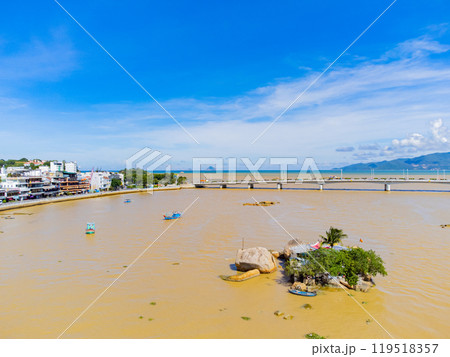 The Kai River in Nha Trang. The Kai River in Nha Trang. 119518357