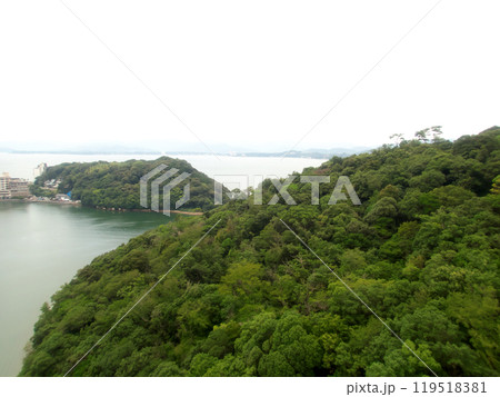 高台から見た浜名湖 119518381