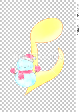 上面有一個雪人的音符 119518496