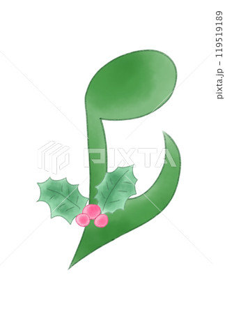 クリスマスバージョンの音符 119519189
