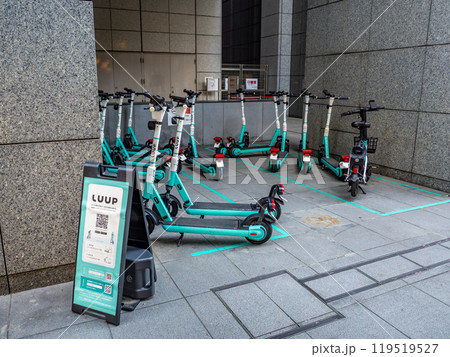 【LUUP】スマホで予約・決済できる電動アシスト自転車・電動キックボードのシェアリングサービス 119519527