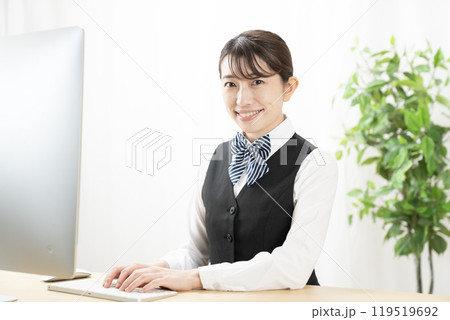 微笑むビジネスウーマン 微笑むビジネスウーマン 119519692