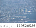 上空から見た横浜湾岸エリア 119520586