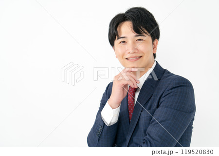 ビジネスマン 20代男性 企む ビジネスマン 20代男性 企む 119520830