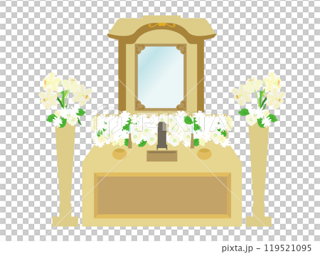 Funeral illustration Funeral illustration 119521095