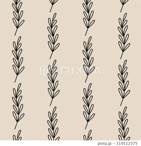 Minimalistic botanical seamless pattern Minimalistic botanical seamless pattern 119522375