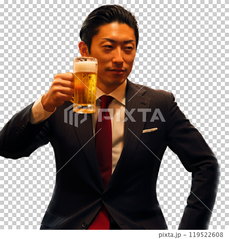 乾杯するサラリーマン 119522608