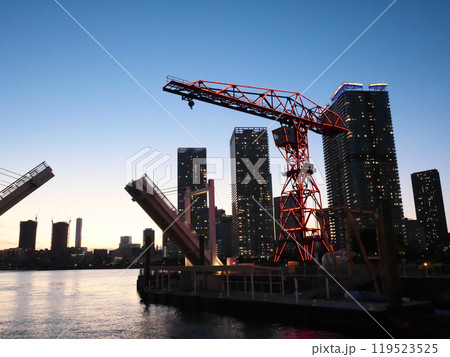 豊洲から見る夜景 豊洲から見る夜景 119523525