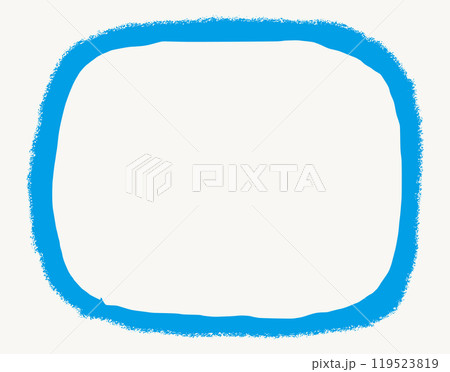 Blue rectangular frame with grunge torn edges...のイラスト素材 [119523819] - PIXTA