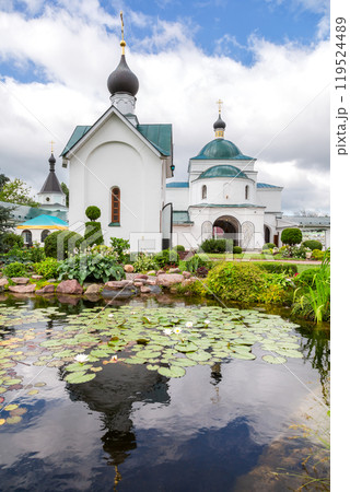 Russian Orthodox church. Spaso-Preobrazhensky Monastery in Murom, Russia 119524489