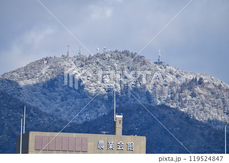 2023/01/24　神戸市内　積雪で雪景色の摩耶山 119524847
