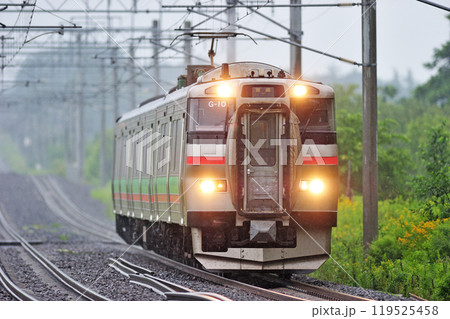 千歳線　島松－北広島　JR北海道　731系　G-101編成（札幌） 119525458