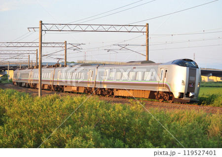 函館本線　豊幌－江別　JR北海道　789系1000編成　HL-1002編成（札幌）　スーパーカムイ 119527401
