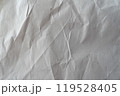 Recycled wrinkled white paper close up texture 119528405