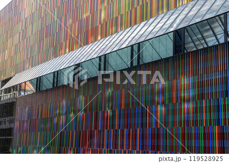 Modern museum building in Munich in Germany Modern museum building in Munich in Germany 119528925