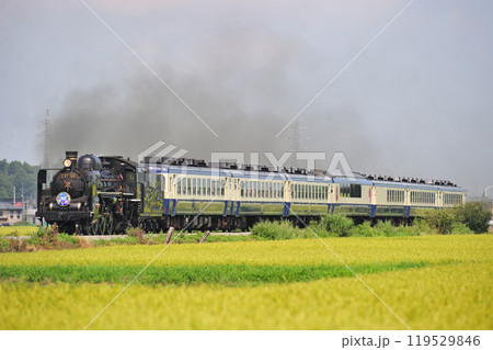磐越西線 新関ー北五泉 JR東日本 C57-180+12系(新津) SLばんえつ物語 磐越西線 新関ー北五泉 JR東日本 C57-180+12系(新津) SLばんえつ物語 119529846