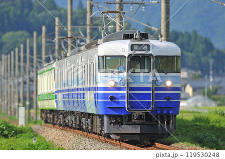 羽越本線　村上ー岩舟町　JR東日本　115系　N28編成（新潟） 119530248