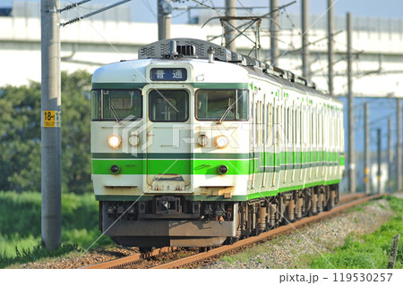 羽越本線 岩舟町ー村上 JR東日本 115系 L2編成(新潟) 羽越本線 岩舟町ー村上 JR東日本 115系 L2編成(新潟) 119530257