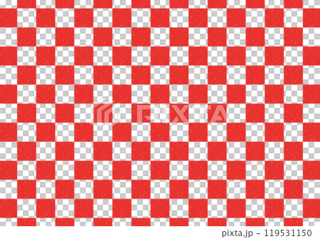 Checkered pattern, red, with rough grunge texture Checkered pattern, red, with rough grunge texture 119531150