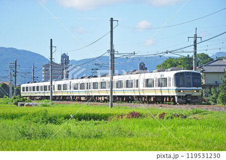 山陰本線 八木ー千代田 JR西日本 221系 K04編成(京都) 山陰本線 八木ー千代田 JR西日本 221系 K04編成(京都) 119531230