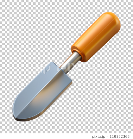 3d Chisel tool with wooden handle 119532363