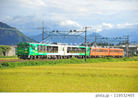 上越線　六日町ー五日町　JR東日本　キハ48-547（小牛田）　風っこ 119532405