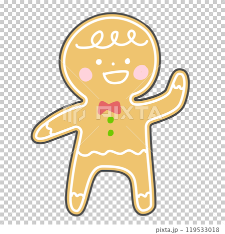 An illustration of Christmas Gingerbread. 119533018