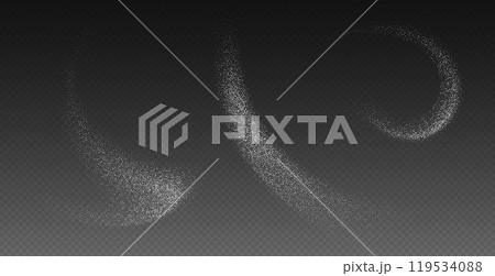 Falling sugar powder, flying salt. White crystals. Falling sugar powder, flying salt. White crystals. 119534088