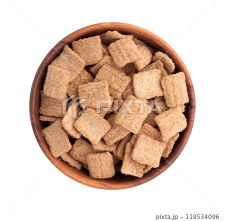 cinnamon toast crunch isolated on white cinnamon toast crunch isolated on white 119534096