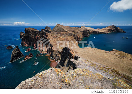 Madeira Island landscape. Ponta do Sao Lourenco. Madeira, Portugal 119535195