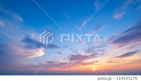 Sunset sky background 119535270