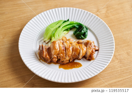 鶏もも肉の醤油煮 119535517