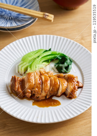 鶏もも肉の醤油煮 119535519