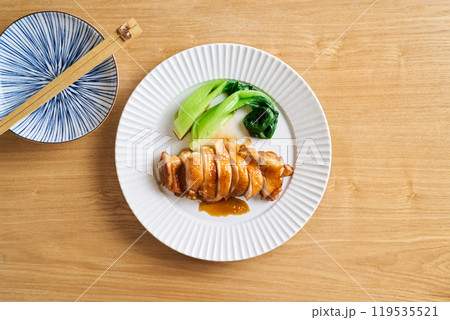 鶏もも肉の醤油煮 鶏もも肉の醤油煮 119535521