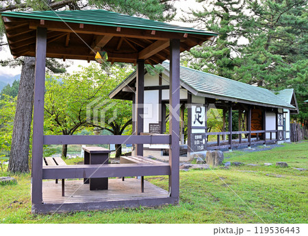 道の駅　みなかみ水紀公館　足湯　みなかみ町　　　 119536443