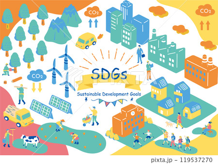 SDGs　持続可能な社会 119537270