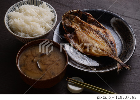 鯵の開き定食 119537565