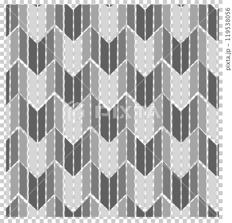 Japanese pattern, arrowhead, gray Japanese pattern, arrowhead, gray 119538056