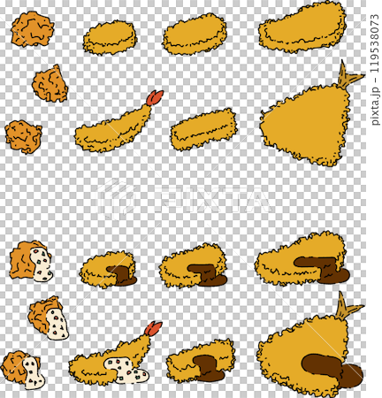 油炸食品套裝 119538073