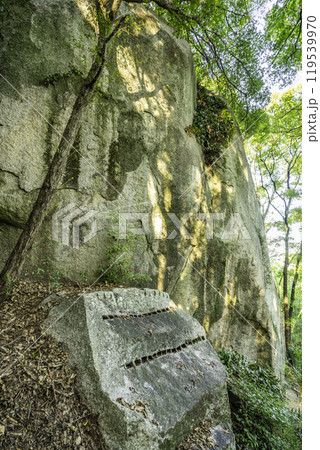 小豆島　天狗岩丁場　大天狗岩　香川県小豆島町 119539970